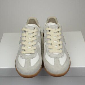 Maison Margiela White 38EU/8US - NEW WITH BOX Low-Top Sneakers in Leather&Suede